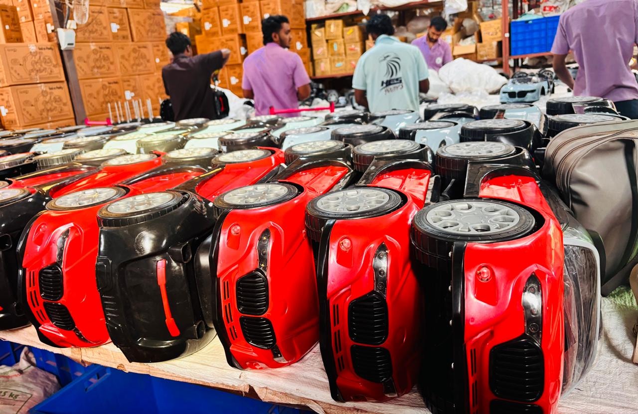 Execution — products in a warehouse ready for distribution
